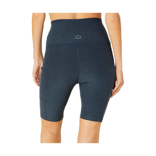 SPACEDYE HIGH WAISTED BIKER SHORT
