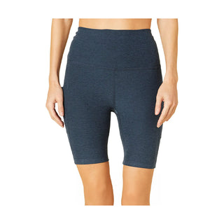 SPACEDYE HIGH WAISTED BIKER SHORT