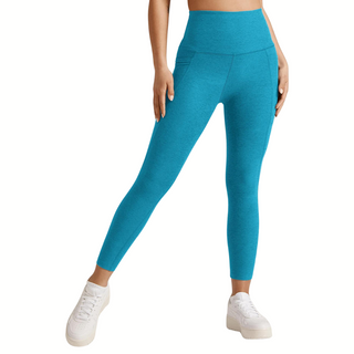 SPACEDYE OUT OF POCKET HIGH WAISTED CAPRI LEGGING