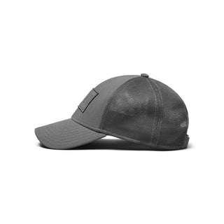 Core Patch Trucker Hat Gray on Gray