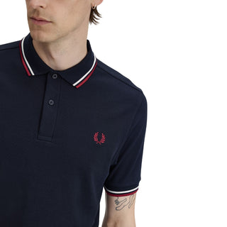 TWIN TIPPED FRED PERRY SHIRT