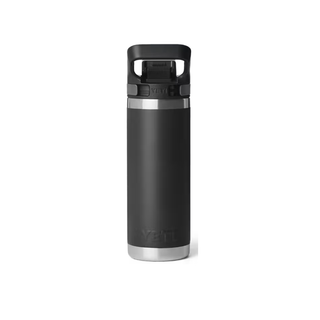 RAMBLER 18 OZ BOTTLE FCHUG BLACK