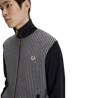 KNITTED FRONT TRACK JACKET