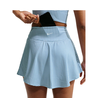 W NK 1 DF 2IN1 GINGHM SKORT MUJER IV4946-486