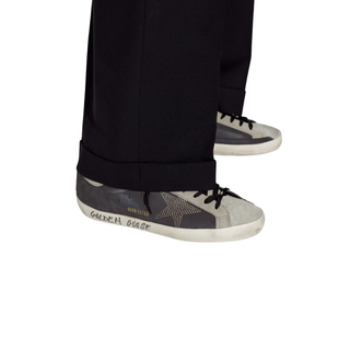 GOLDEN GOOSE SUPER STAR WITH LIST AND STUDDED