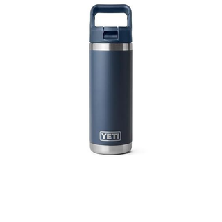 Rambler 18 oz C Straw Bottle Navy