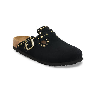 Boston Rivets Suede Leather Black 1030491