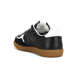 Tb.490 Rife Grain Black & White Leather Sneakers
