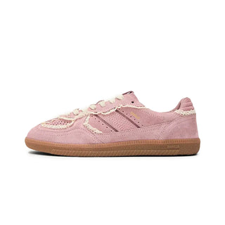 Tb.490 Crochet Pink Leather Sneakers