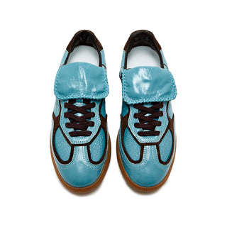 Tb.490 Club Grey Blue Patent Leather Sneakers