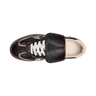 Tb.490 Club Brushed Dark Chocolate Leather Sneakers