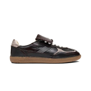Tb.490 Club Brushed Dark Chocolate Leather Sneakers