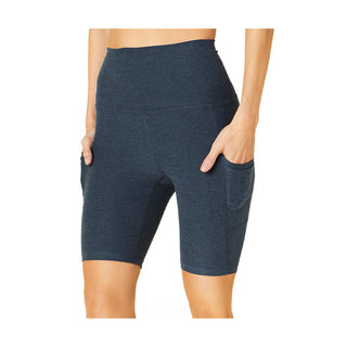 SPACEDYE HIGH WAISTED BIKER SHORT