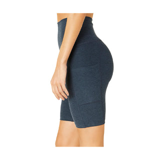 SPACEDYE HIGH WAISTED BIKER SHORT