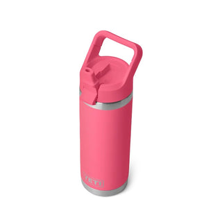 Rambler 18 oz C Straw Bottle Tropical Pink