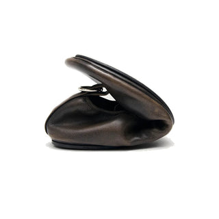 Naira Barefoot Vintage Effect Brown Leather Ballet Flats